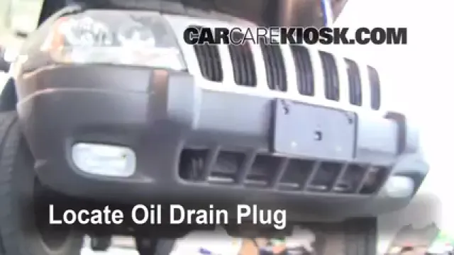 2003 Jeep Grand Cherokee Laredo 4.0L 6 Cyl. Huile Changer l'huile et le filtre à huile